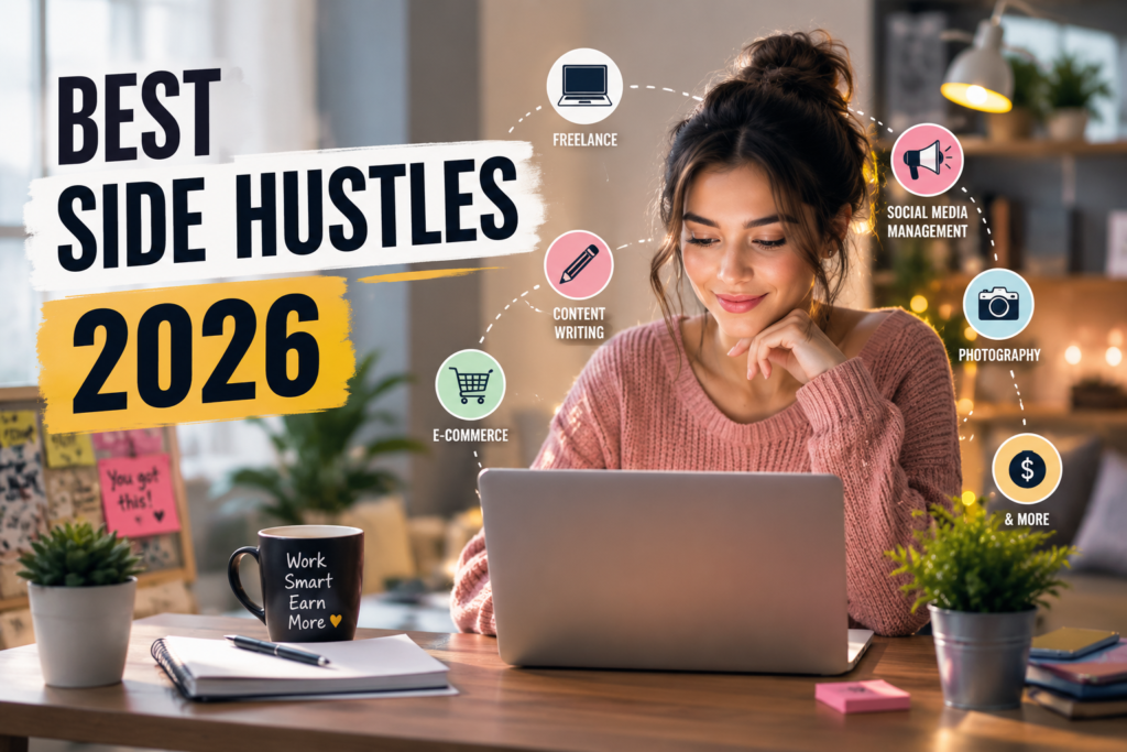 Best Side Hustles 2026: 25 Ideas That Actually Pay